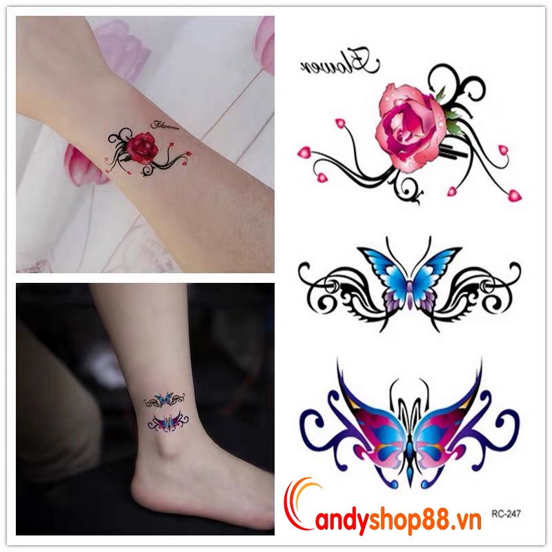 Hình Xăm Tattoo Bướm Candyshop88