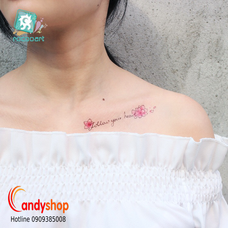 Hình xăm tattoo hoa anh đào