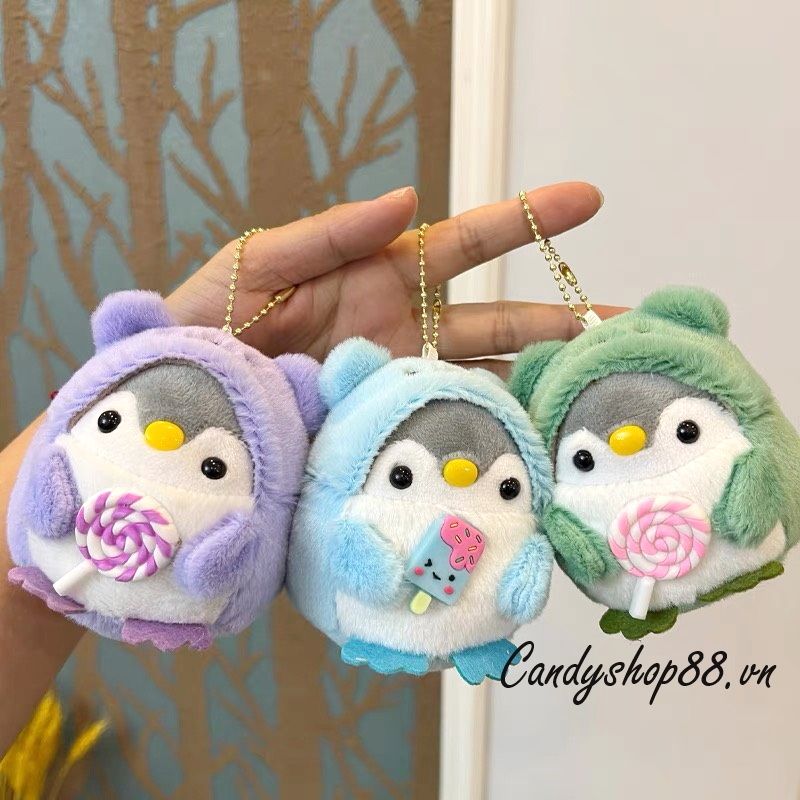 móc khóa chim cánh cụt