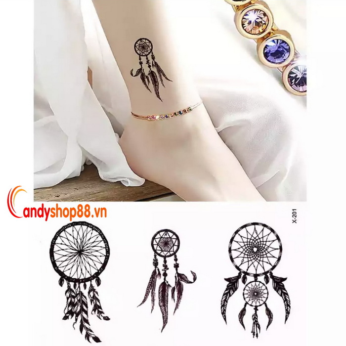 Hình xăm dán tattoo DreamCatcher