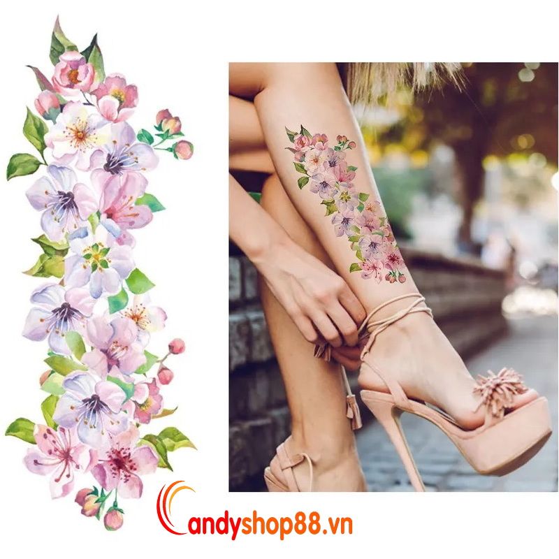 HÌNH XĂM TATTOO HOA ĐẸP