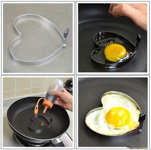 Combo 4 khuôn chiên trứng hình bông hoa - trái tim – Ngôi nhà Chích Bông