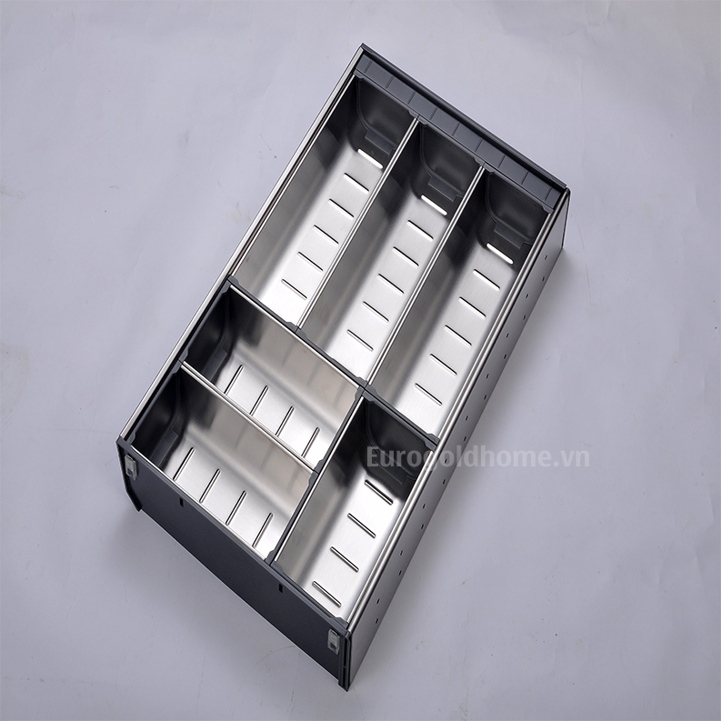 Khay chia thìa dĩa cao cấp inox 304 eurogold