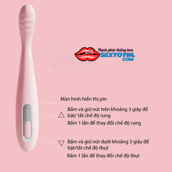 Máy rung kích thích điểm G Svakom Cici II - DC90YP