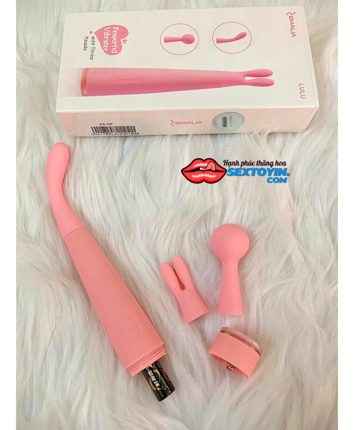 Máy Rung Massage Mini 3 Đầu Svakom Lulu - DC89L