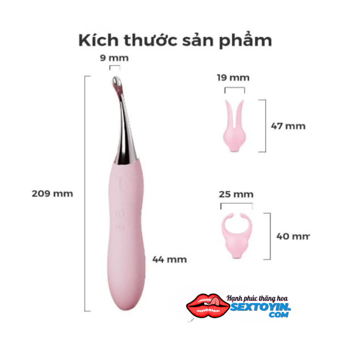 máy rung kích thích đa điểm Svakom Beatrice - DC90R