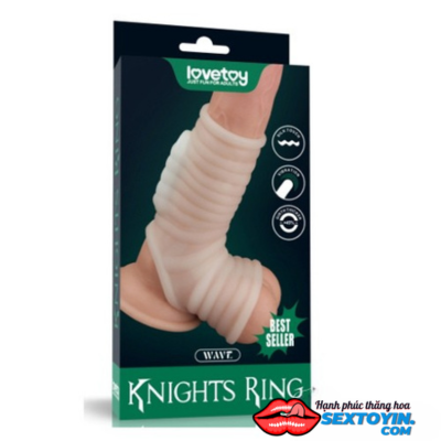 Khúc Đôn Silicon Tròng Bìu Lovetoy Có Rung - BD15D