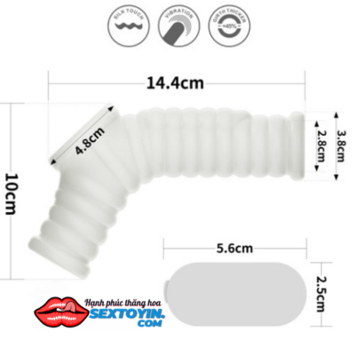 Khúc Đôn Silicon Tròng Bìu Lovetoy Có Rung - BD15D