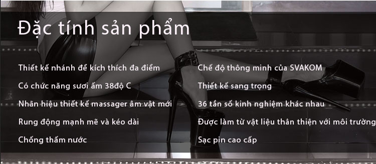 Máy Rung Massage Điểm G Svakom Adonis Điều Chỉnh Nhiệt Độ - DC89G