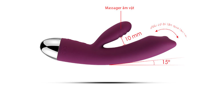 Máy Rung Massage Điểm G Svakom Trysta - DC89H