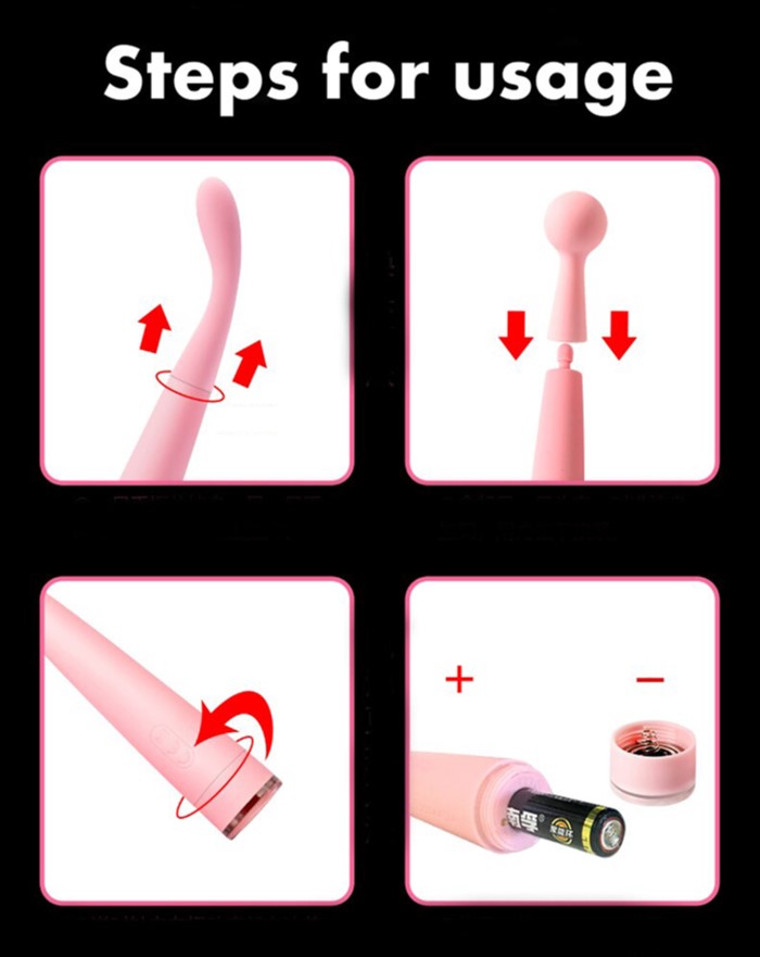 Máy Rung Massage Mini 3 Đầu Svakom Lulu - DC89L