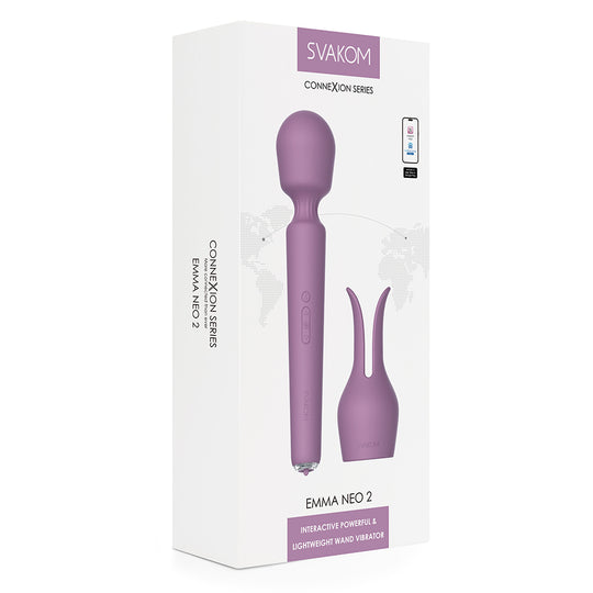 Chày Rung Cỡ Lớn Siêu Mạnh, Điều Khiển Qua App Svakom Emma Neo 2 - DC90N2