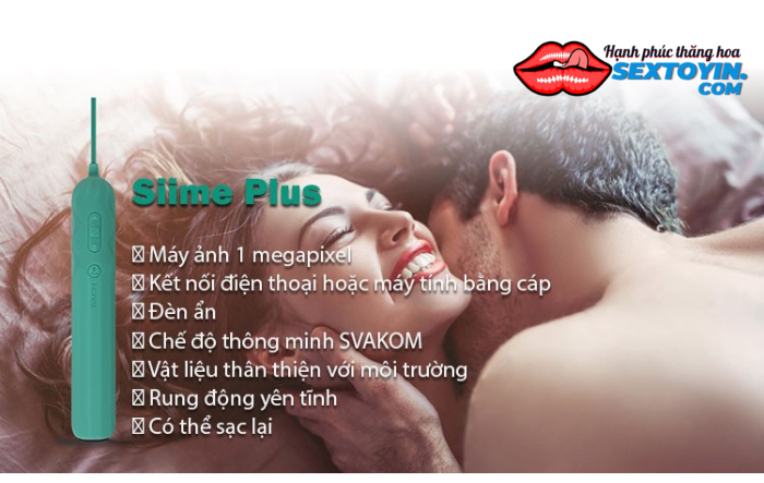 Máy Rung Điểm G Tích Hợp Camera Độc Đáo Svakom Siime Plus - DC90MP