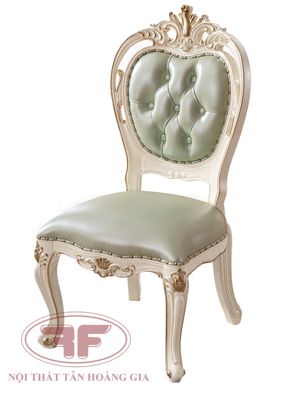 GHẾ ĂN BỌC DA CAO CẤP TÂN CỔ ĐIỂN 933B | Nội Thất Tân Hoàng Gia Ghế Ăn Bọc Da Cao Cấp Tân Cổ Điển 933B | Nội Thất Tân Hoàng Gia