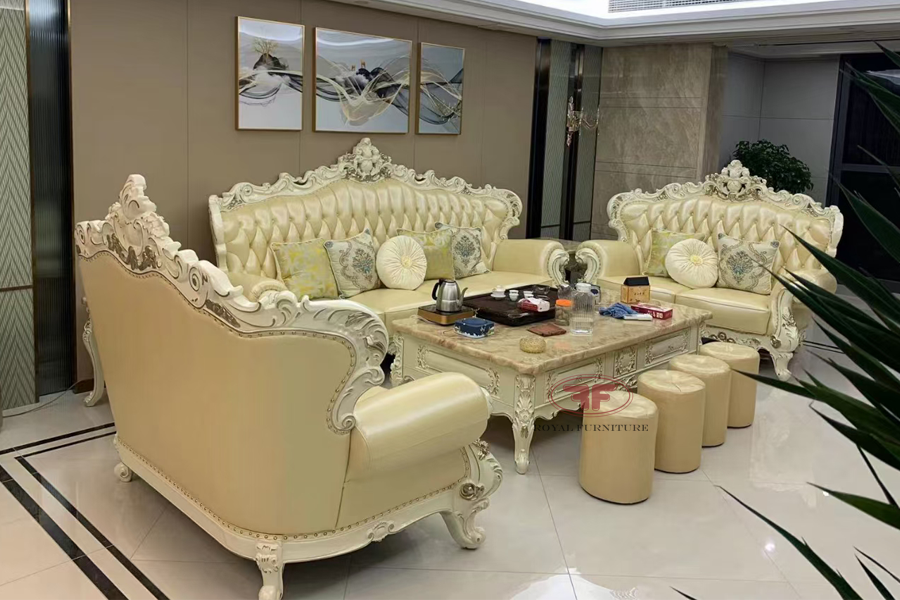 Hoàn thiện bộ sofa sang trọng, hoành tráng nhà anh Kiên - Sơn La