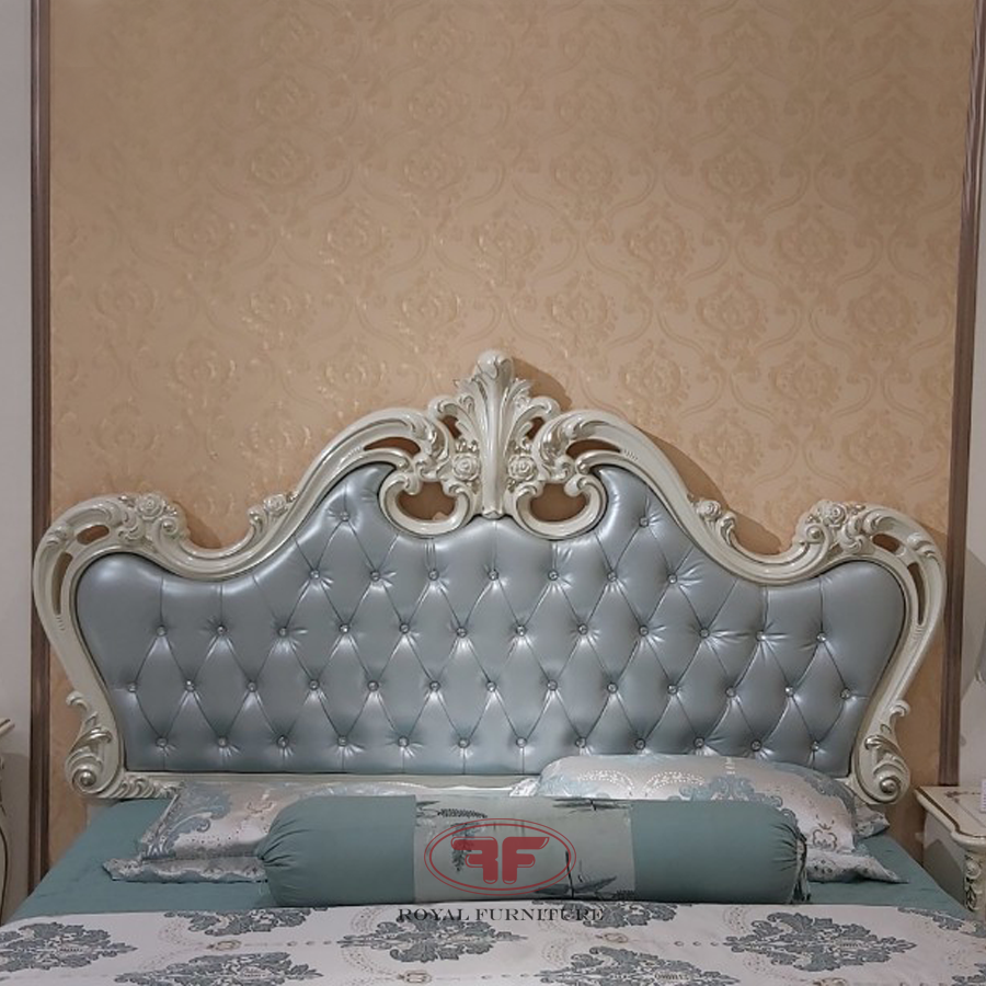 Giường ngủ nhập khẩu cao cấp tân cổ điển 918B