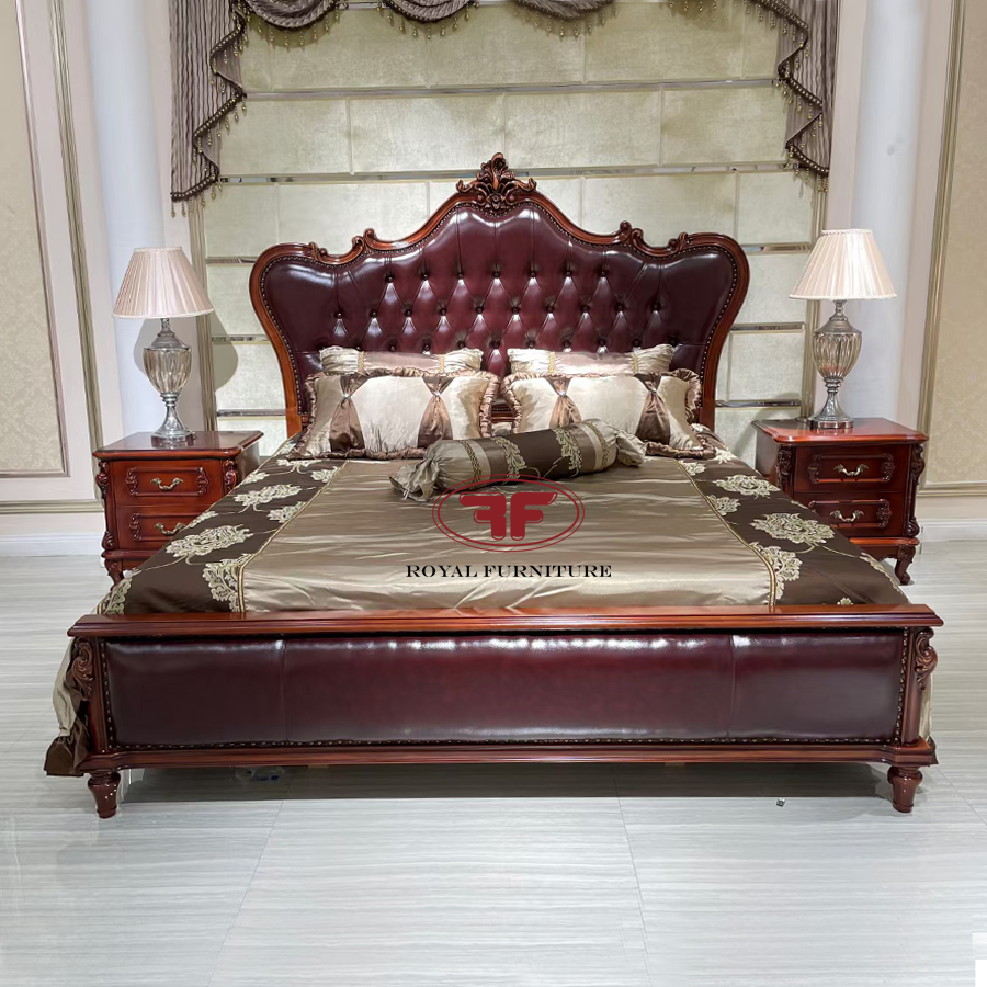 Giường ngủ phong cách tân cổ điển cao cấp 8809G