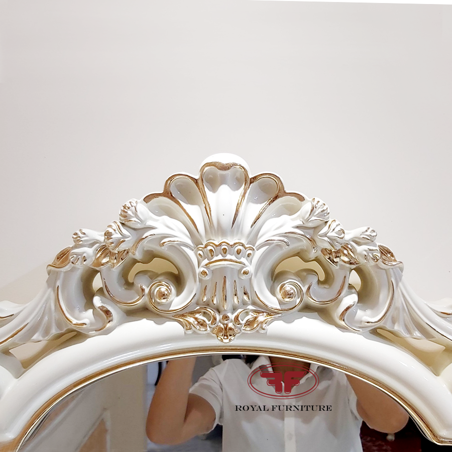 Bàn trang điểm dát vàng tân cổ điển 907B