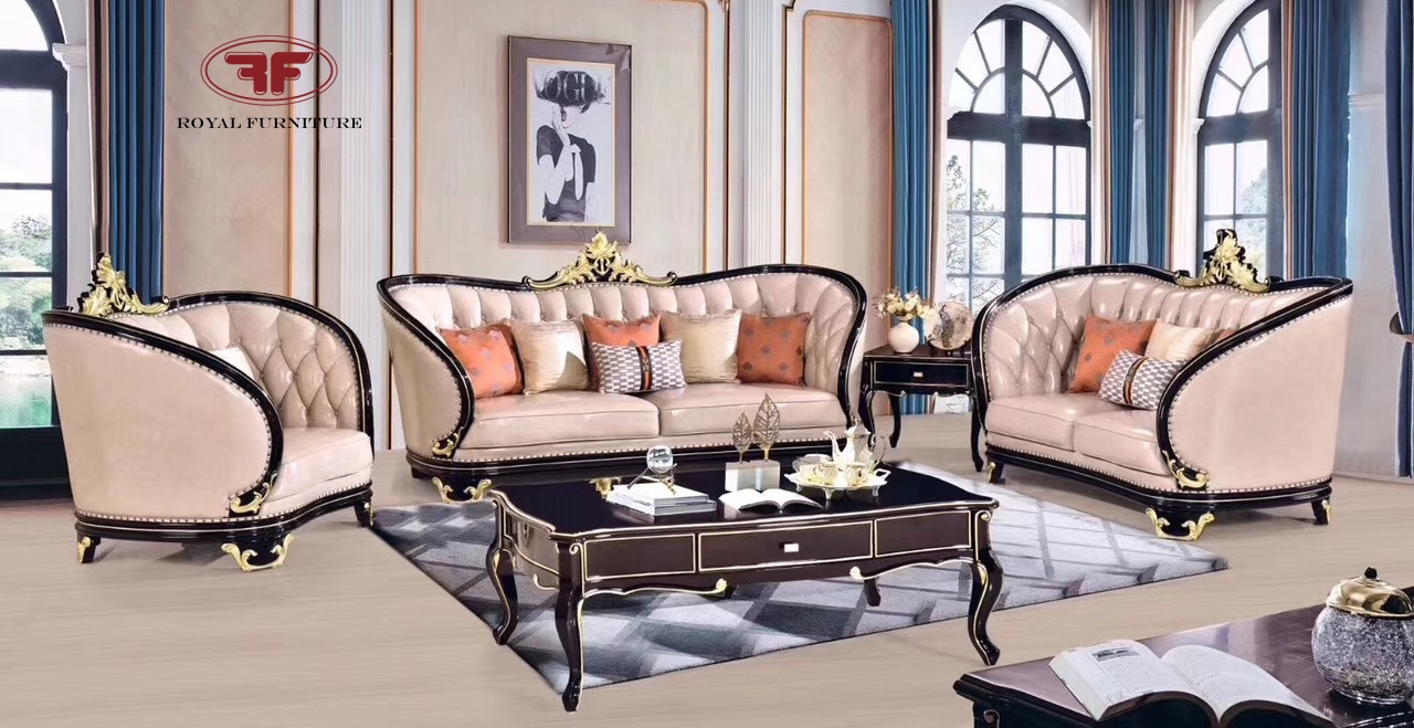 Bộ sofa cao cấp tân cổ điển phong cách Italia 2806LP