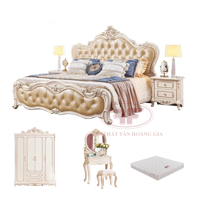 Bộ giường tân cổ điển 916B
