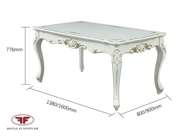 Mẫu bàn ăn bằng gỗ tự nhiên 961B-1M6