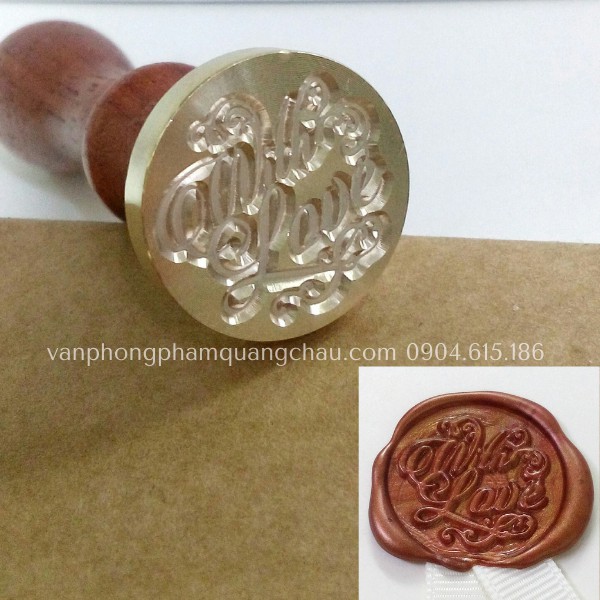 Dấu sáp niêm phong + Muỗng đun dấu sáp (không kèm sáp)_CD43