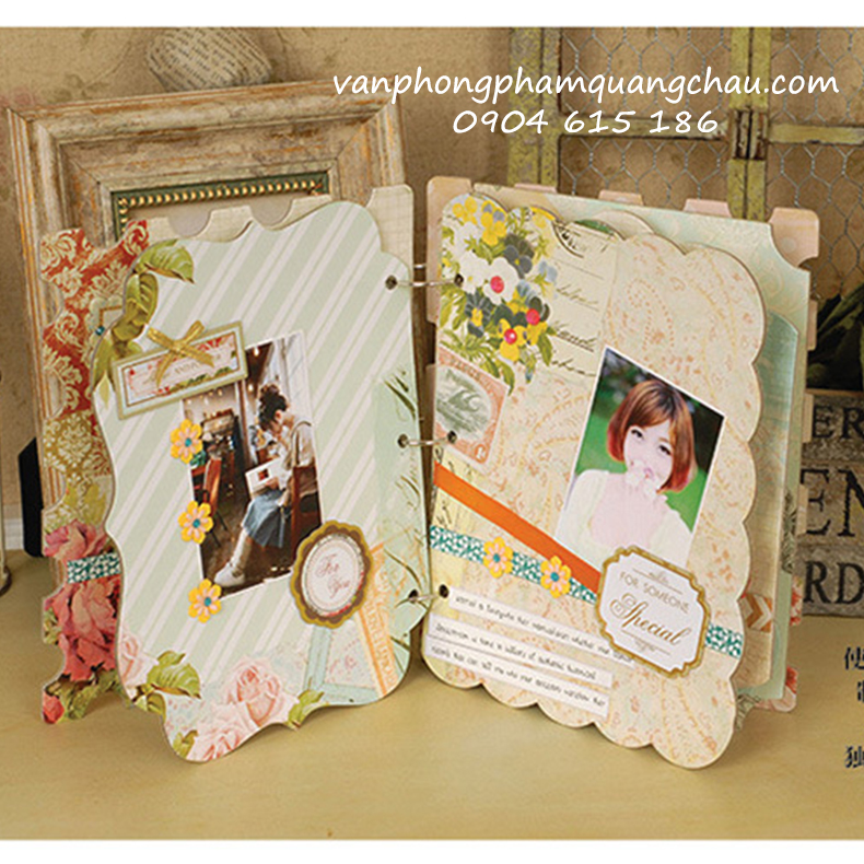 Bộ kit nguyên liệu Scrapbook (18cm x 24cm)_KIT07