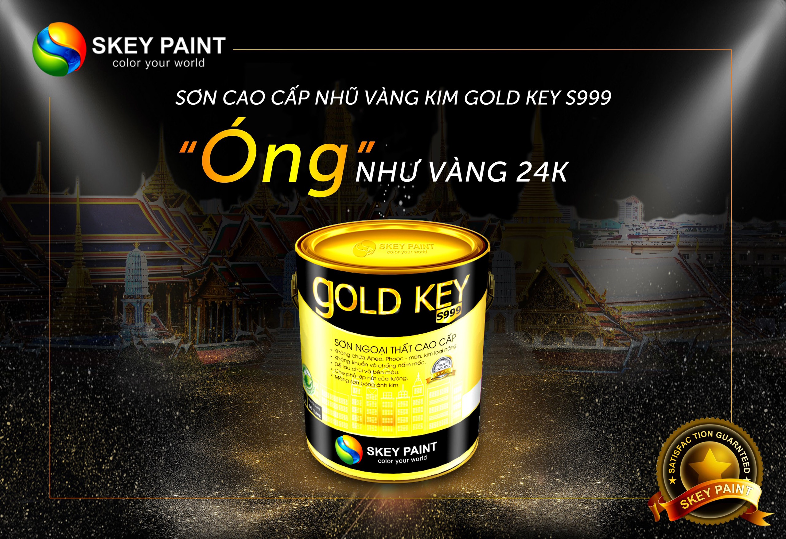 SƠN CAO CẤP GOLD KEY S999