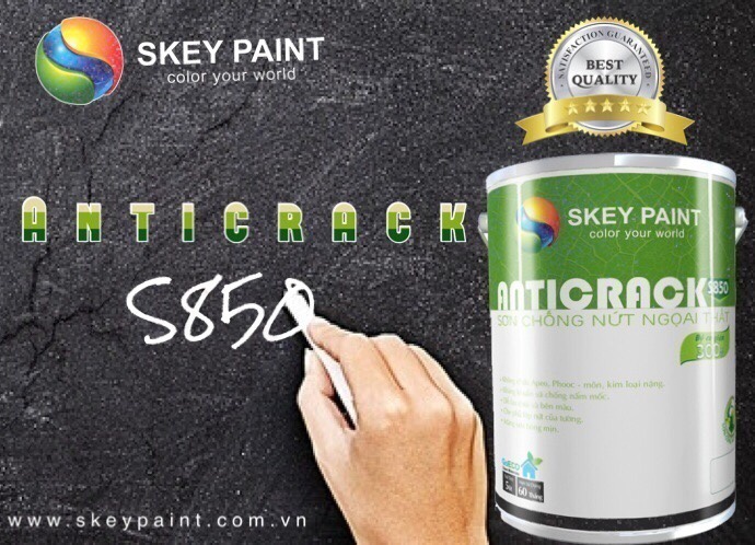 SƠN CAO CẤP NGOẠI THẤT SKEY ANTI CRACK  S850.