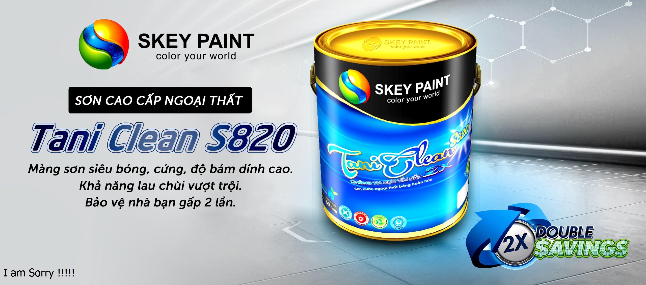 SƠN CAO CẤP NGOẠI THẤT TANI CLEAN S820