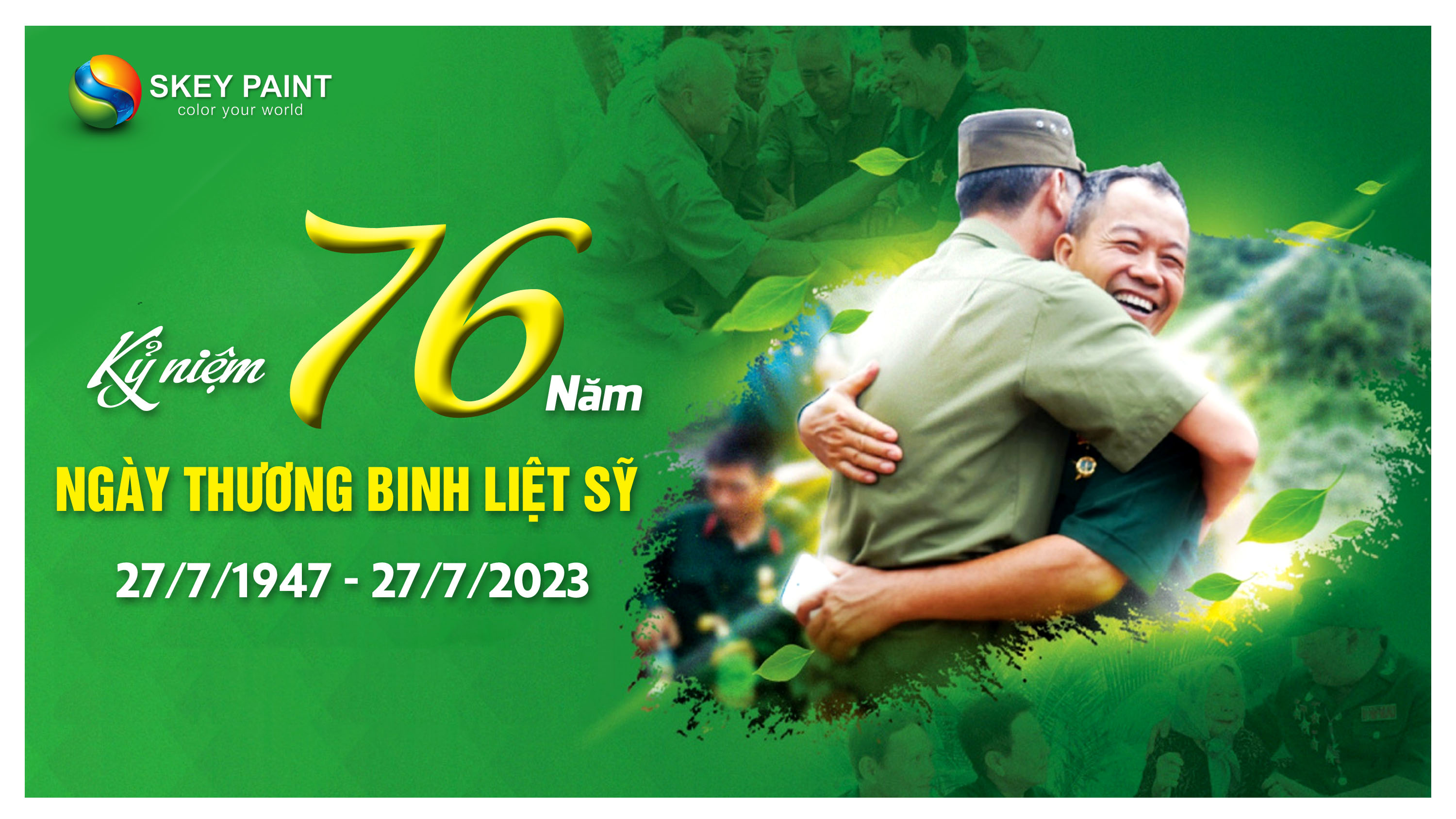 KỶ NIỆM 76 NĂM NGÀY THƯƠNG BINH LIỆT SỸ 27/7/1947 - 27/7/2023