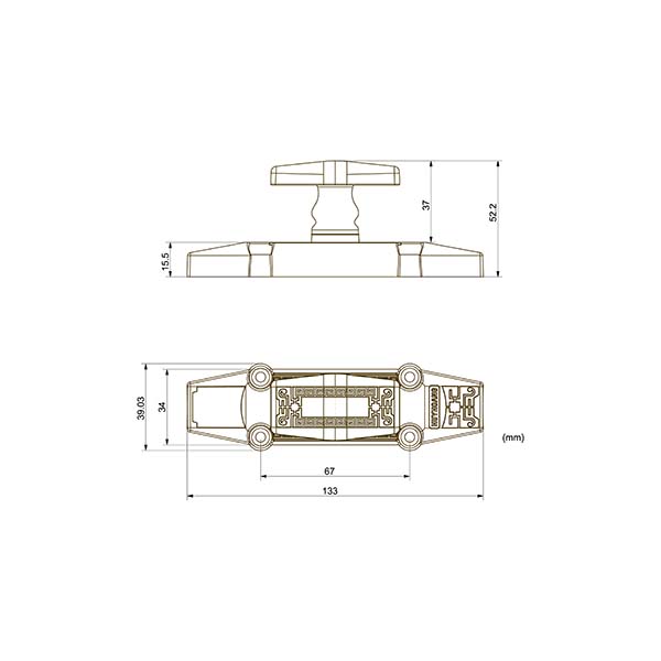 Chốt cửa Clemon Huy Hoàng HC2803