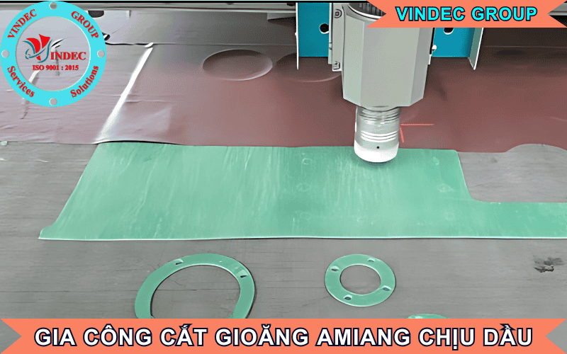 Gia Công Cắt Gioăng (Ron) Amiang Chịu Dầu Tốt