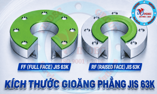 Kích Thước Gioăng Phẳng JIS 63K