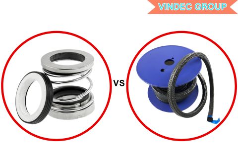 So Sánh Dây Tết Chèn và Phớt Cơ Khí