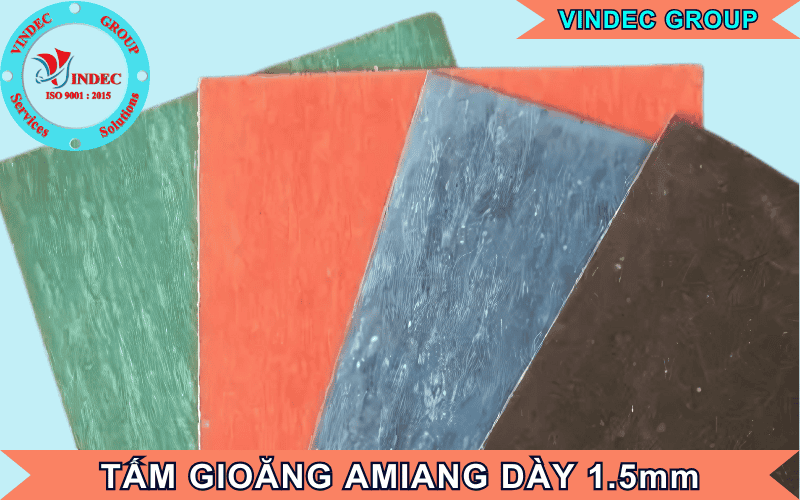 Tấm Gioăng Amiang Dày 1.5mm (ly) Và Giá Bán