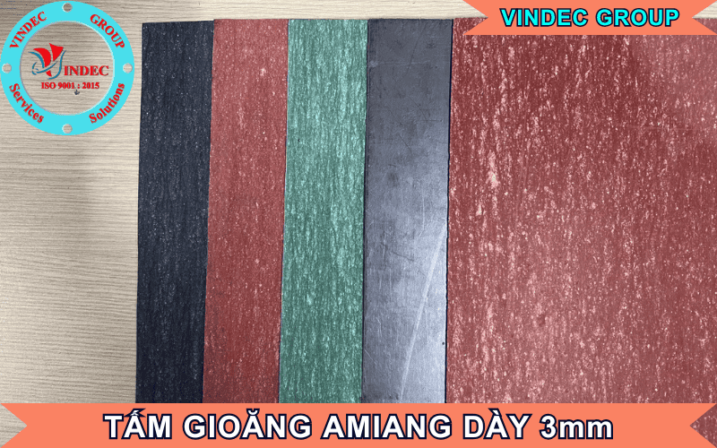 Tấm Gioăng Amiang Dày 3mm - Bìa Amiang 3 Ly