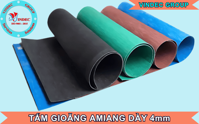 Tấm Gioăng Amiang Dày 4mm (ly) Và Giá Bán