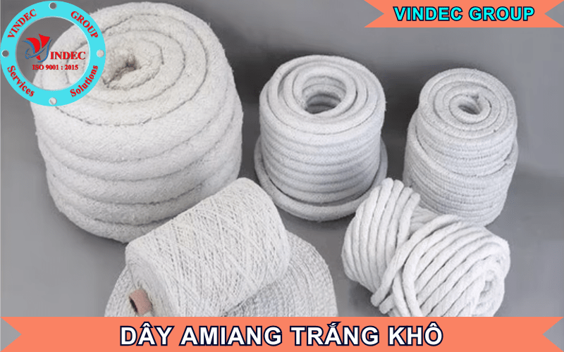 dây amiang trắng khô chịu nhiệt