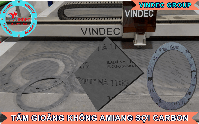 tấm gioăng không amiang sợi carbon