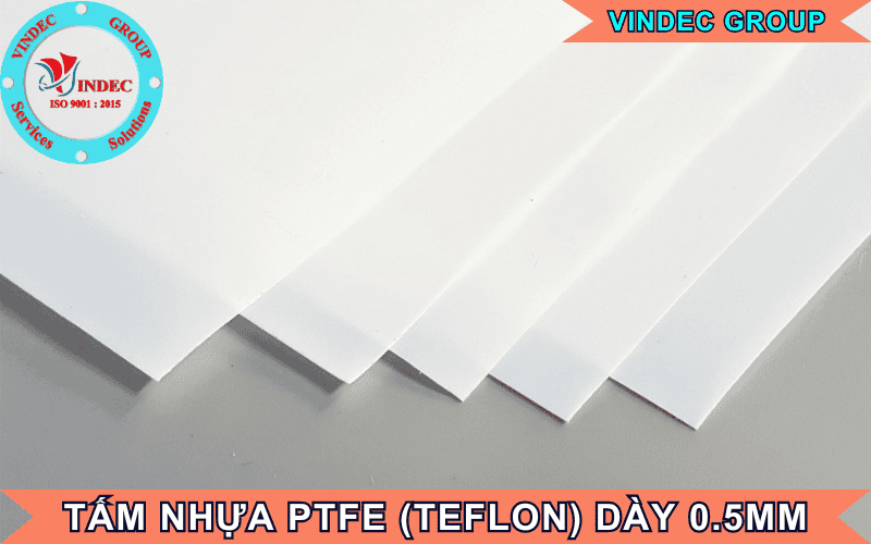 tấm nhựa ptfe teflon dày 0.5mm