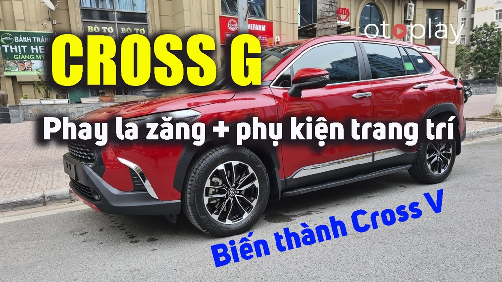 15 phụ kiện cho Toyota Cross G (Phần 1)