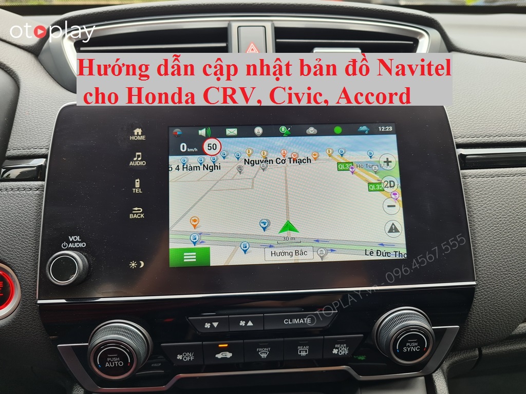 Hướng dẫn cập nhật bản đồ offline Navitel cho Honda CRV Civic Accord