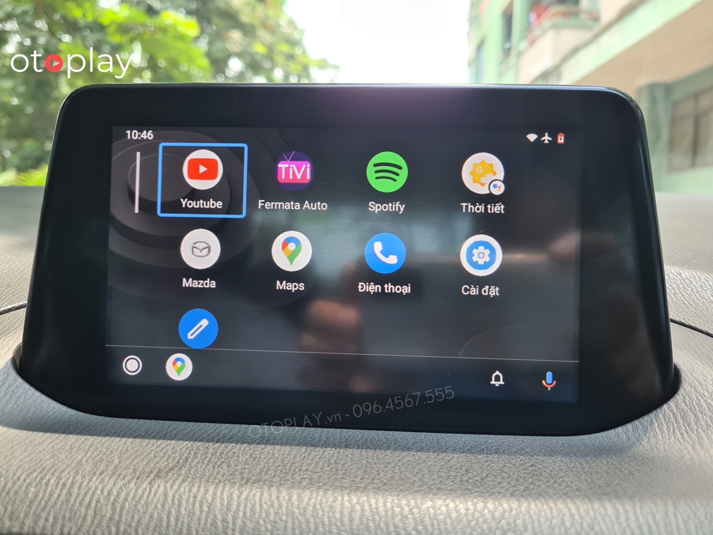 Làm cách nào xem Youtube trên màn hình DVD xe Mazda ?