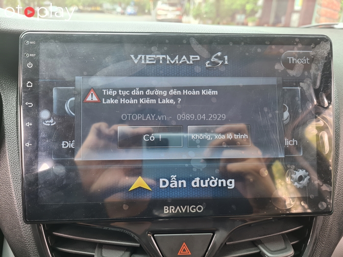 Màn hình Androi tích hợp phần mềm bản quyền Vietmap S1