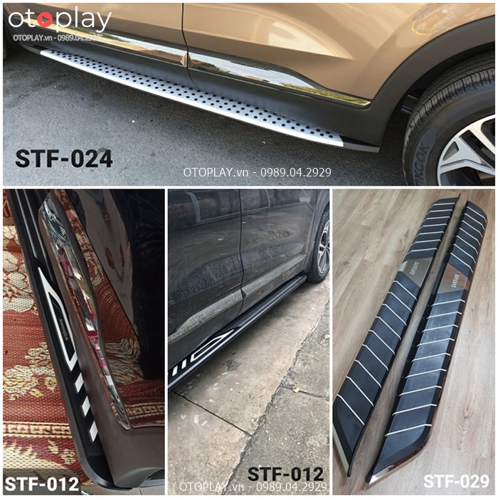 Bậc lên xuống cho xe Santafe giúp che chở sơn thành cửa khỏi trầy xước và bụi bẩn lên xuống xe trở nên dễ dàng.