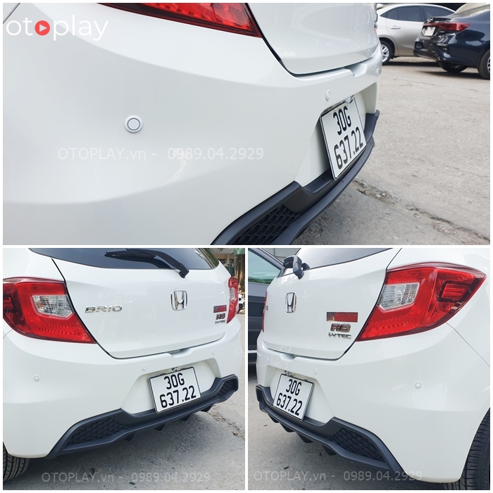 Hình ảnh 4 Mắt cảm biến được lắp ở phía sau xe Honda Brio RS