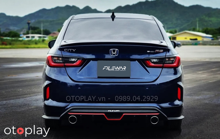 Độ Bodykit ba đờ sốc sau cho xe Honda City 2021 mẫu Filewar