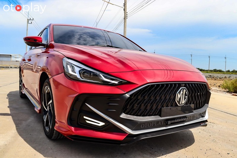 Đầu xe MG5 độ bodykit  mẫu River V2