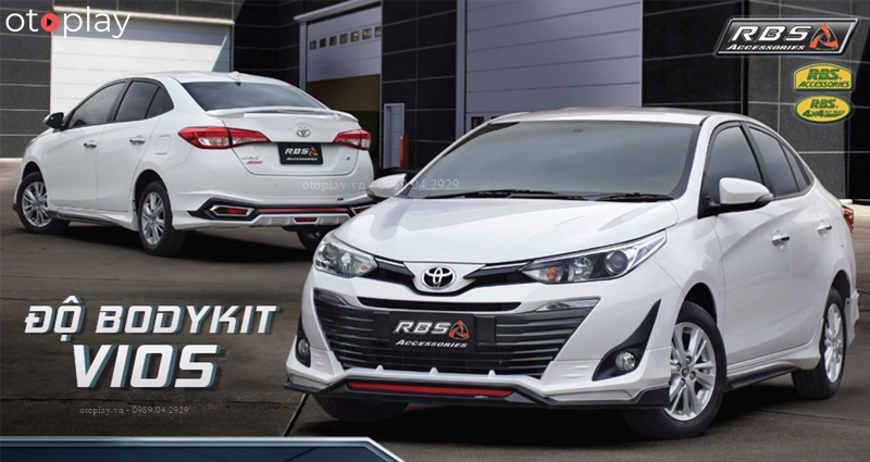 Bộ bodykit Vios 2021 mẫu RBS Thái Lan